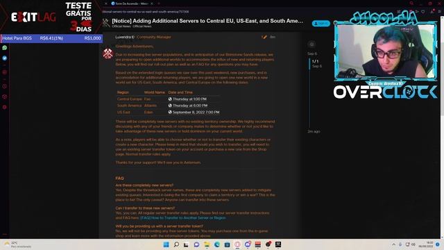 NEW WORLD SERVIDORES NOVOS SA ATLANTIS QUINTA FEIRA 08/09 AS 18:00 2022 смотреть онлайн