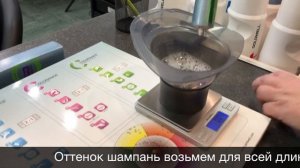 Осветление и окрашивание волос в цвет "Золотистый блонд" на красителе фирмы Goldwell