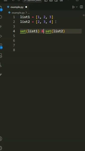Python program to find intersection of 2 lists #python3 #learn #learnpython #pythontutorial