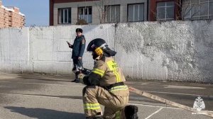 Пожарные из Висаитовского района Грозного победили на соревнованиях по боевому развёртыванию