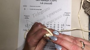 Урок №6✨Убавление в конце ряда, при вязании столбиками без накида ✨
Cпособ I