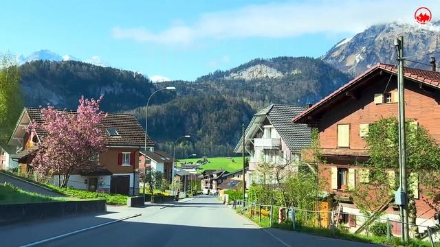 🇨🇭Весенняя поездка по Швейцарии. Красивая швейцарская долина Лунгерн