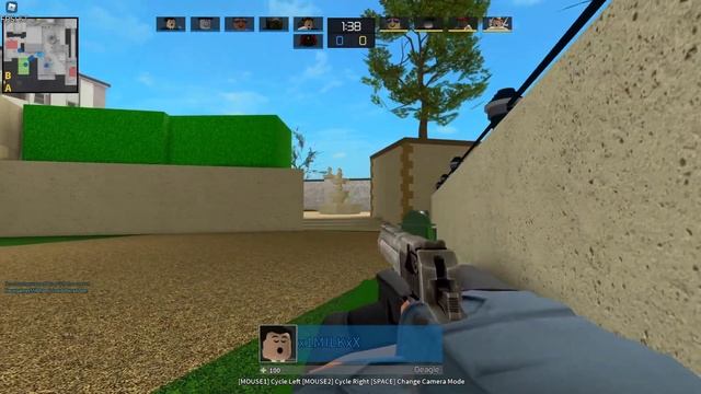 x1MILKxX Blatantly Hacking In Roblox Counter Blox смотреть онлайн