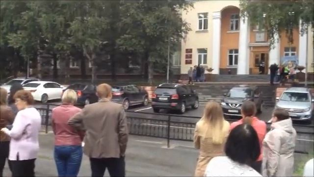 Рабочий день -  с зарядки в Трехгорном