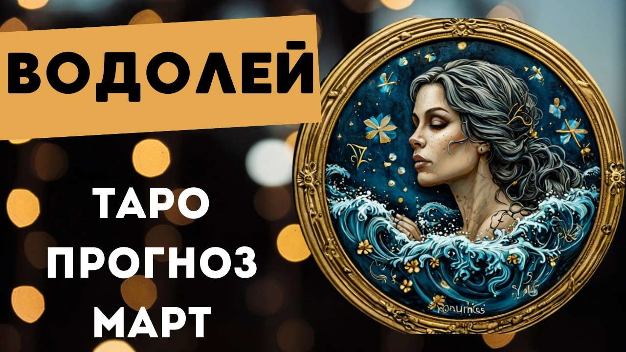 ВОДОЛЕЙ 💯 ПРОГНОЗ ТАРО НА МАРТ 2025 🍀 события и энергии месяца