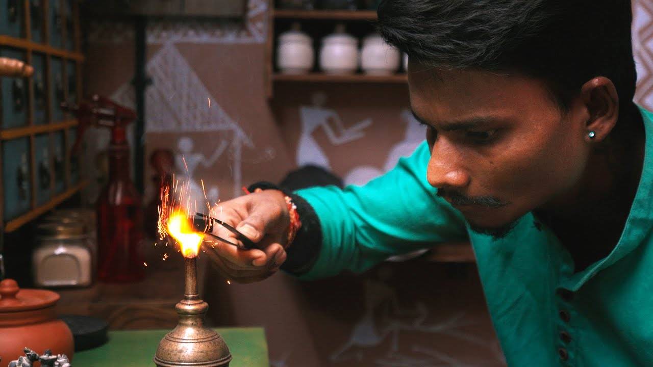 Master Cracker's Special Technique Hot Oil Head Massage and Neck Cracking ｜ Indian Massage