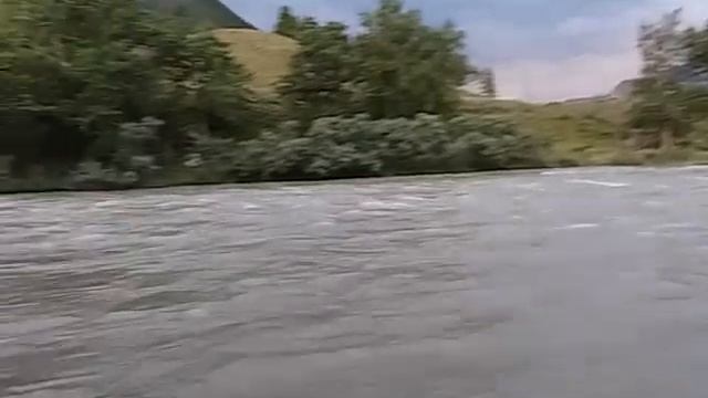 Altai-Gebirge, Fluss Tschuja, nach dem Regen, da kann man schön raften :) смотреть онлайн