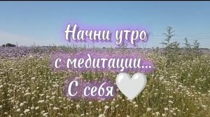 Утренняя медитация!