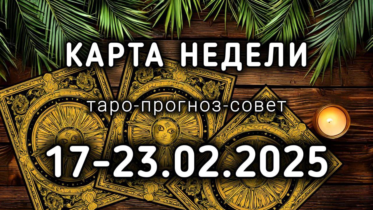 ТАРО прогноз на 17-23 февраля ☀️ Расклад-Совет КАРТА НЕДЕЛИ