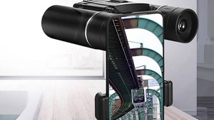 Бинокль 100х22 с держателем для телефона