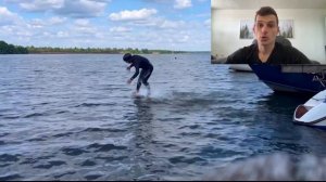 ГИДРОФОЙЛ: как быстро научиться докстарту (dockstart - старт и пампинг с пирса)