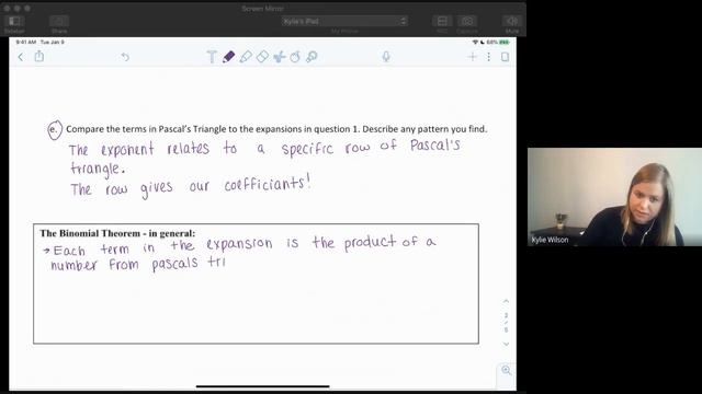 L 7.3 Pascal's Triangle and the Binomial Theorem смотреть онлайн