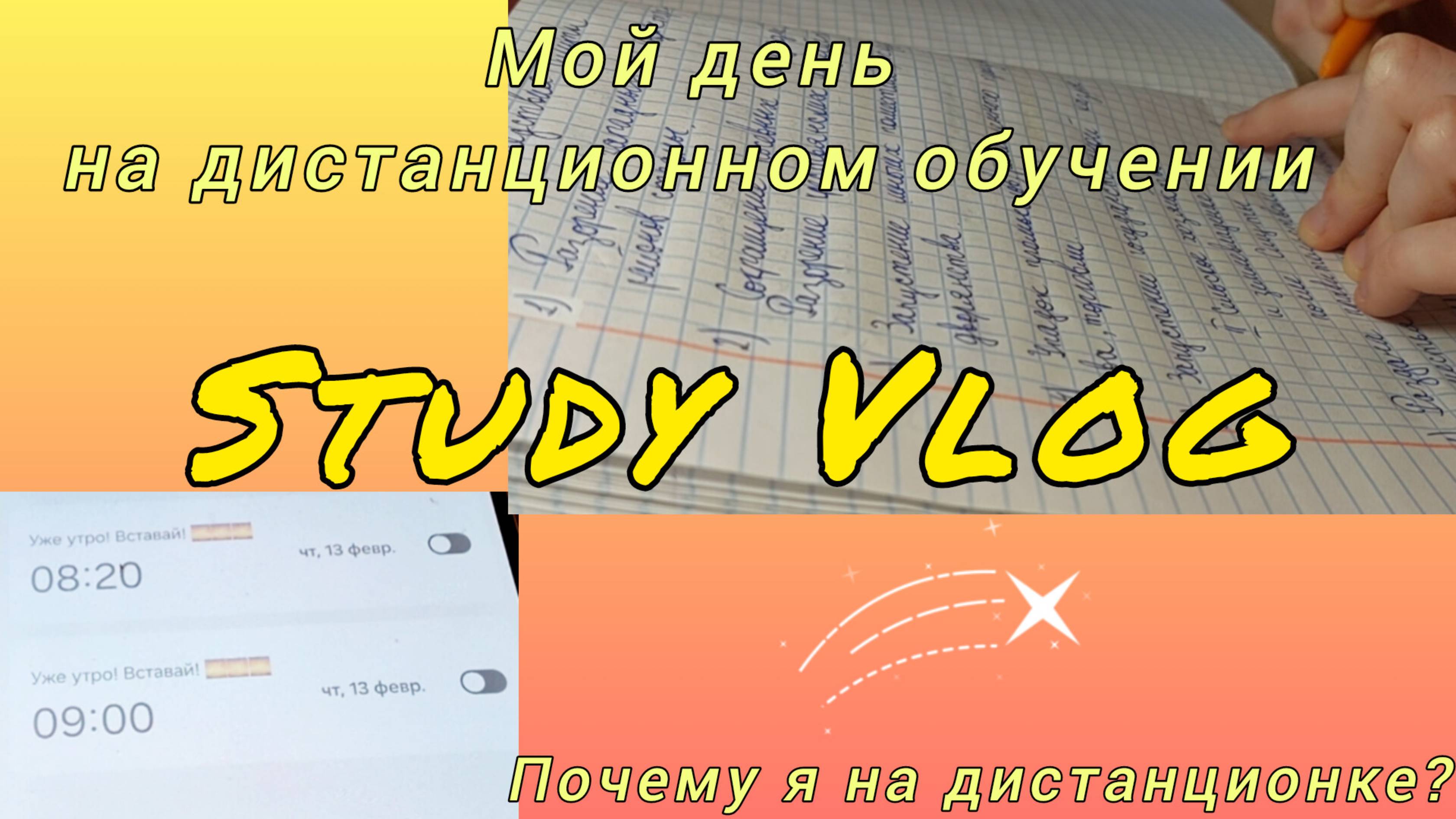 Мой день на дистанционном обучении | Почему я на дистанционке? | Study Vlog