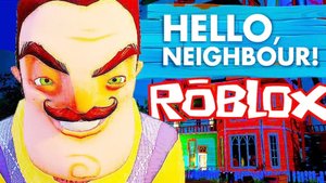 ROBLOX ПРИВЕТ СОСЕД🙂БЫСТРЫЙ ЗАБЕГ АКТ 1😀