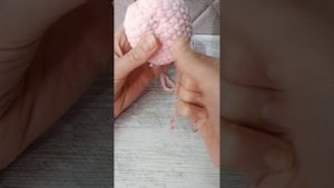 Утяжка мордочки плюшевой игрушке.