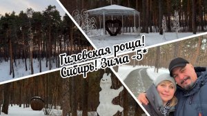 #тюмень. Январская Гилевская Роща в Тюмени! Кормим птичек! Погода -5* Сибирь!!!