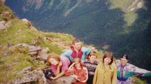 С видом на источники - Чойган - Тыва -  08.08. 1998г.