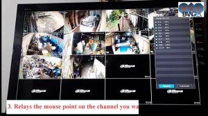 How to change Channel in dahua DVR/XVR/NVR ||  How to set channel dahua nvr/xvr