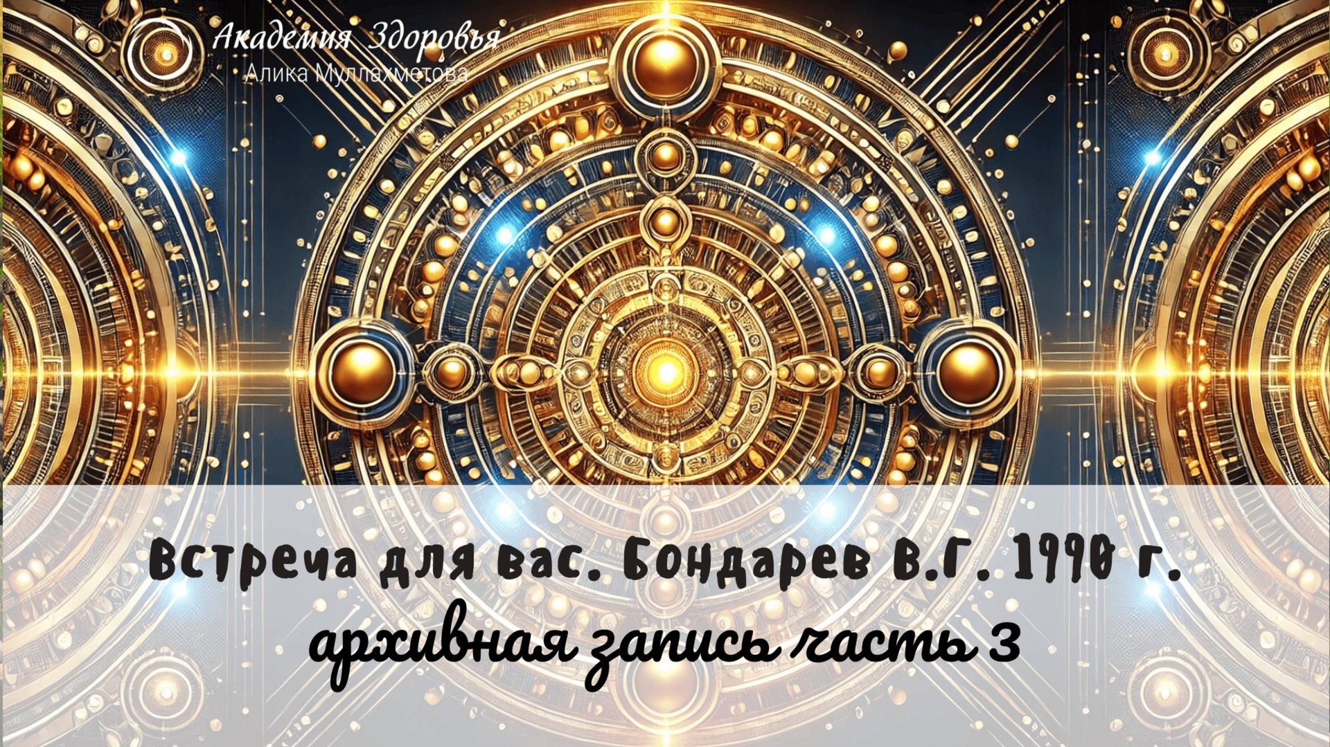 Встреча для вас. Бондарев В. Г. 1990 г. Архивная запись часть 3 смотреть онлайн