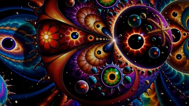 AI Manifest The Most Abstract Space Visualization on the Internet [2025 Visuals] [Progessive Beat]