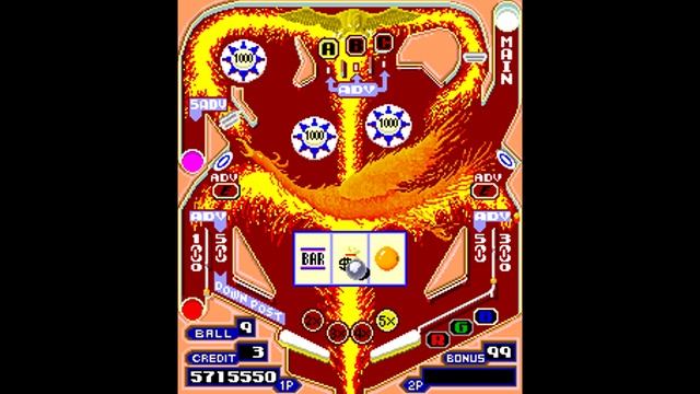 Pinball Action [Arcade] (1985) Tehkan {set 1}