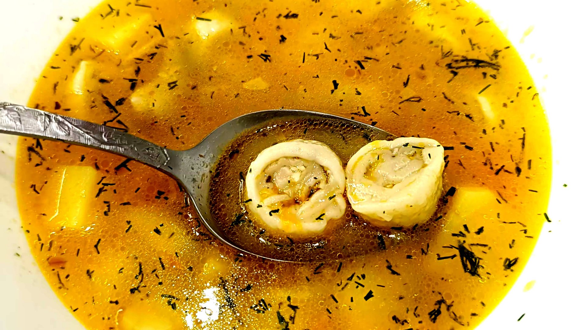 Куриный суп с галушками смотреть онлайн