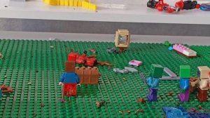 Лего Майнкрафт. Компот и монстр.