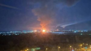 В Калужской области произошло возгорание на заводе после падения беспилотника