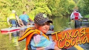 Каяк и Каное по Тихой Сосне летом 2024