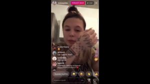 ИНСТАСАМКА В ПРЯМОМ ЭФИРЕ ПОКАЗАЛА ГРУДЬ