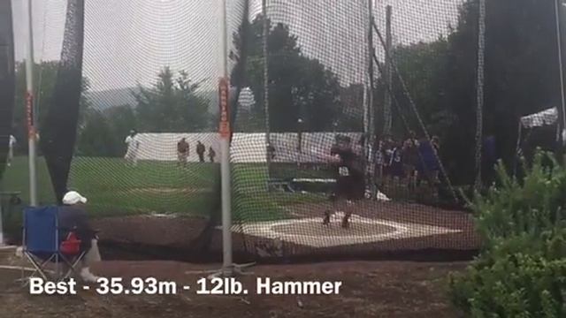 Andrew Rochon - Southern Lehigh HS '17 - hammer throw смотреть онлайн