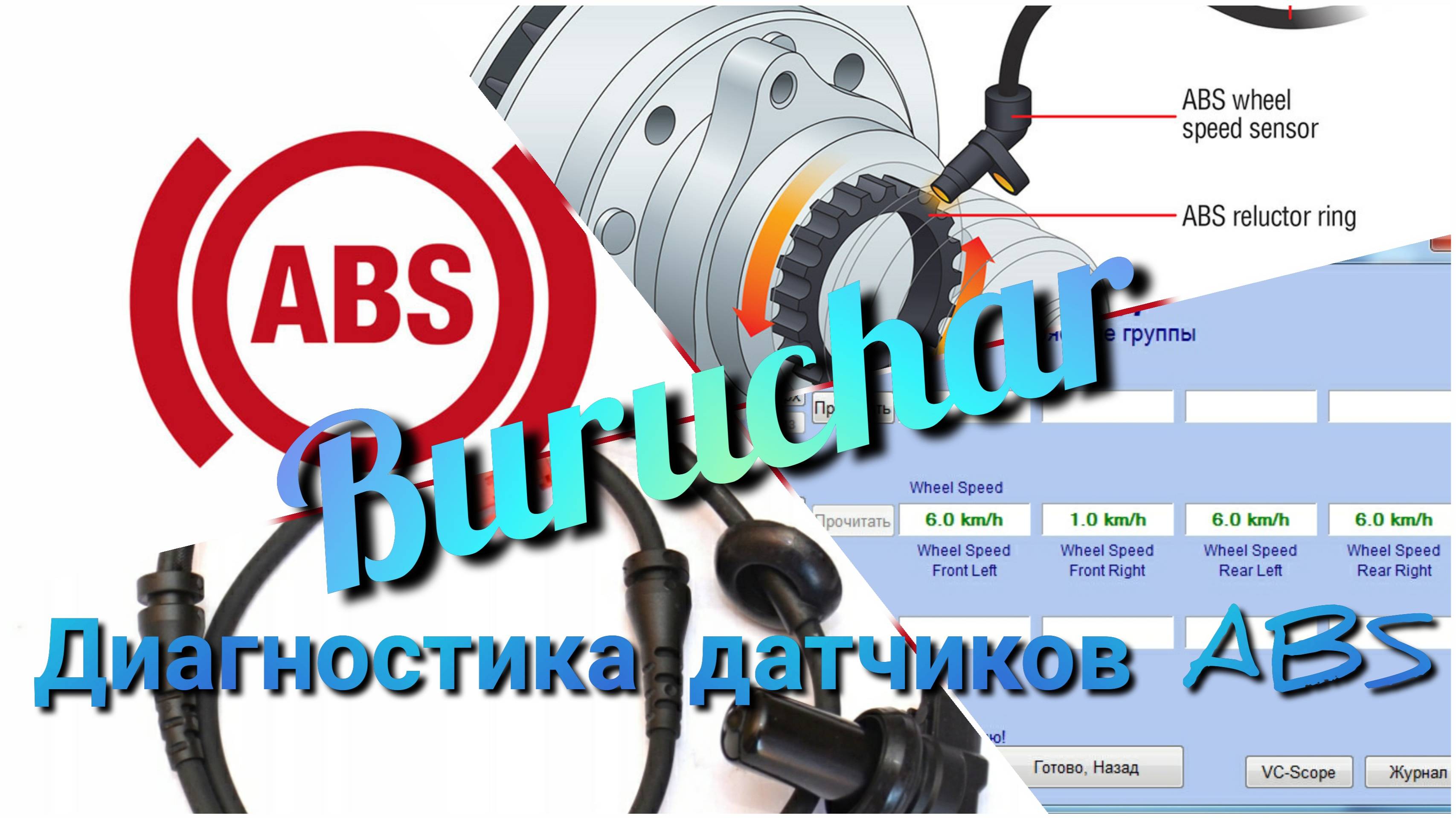 Диагностика датчиков ABS Passat Audi Skoda Octavia Superb Как найти неисправный датчик абс пассат фв