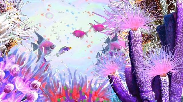 Aquariums Aquantika 3D Галина Чеснокова Мой нежно розово сиреневый смотреть онлайн