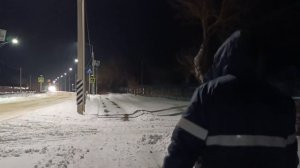 В деревню пришла настоящая зима ❄️ Вечер после вечернего богослужения 🙏