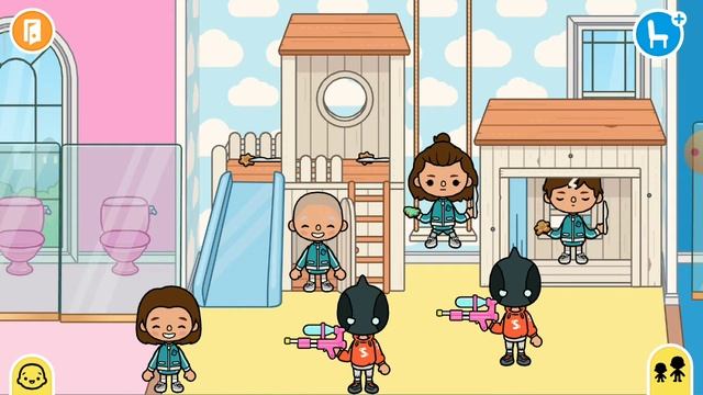 Toca boca игра в кальмара смотреть онлайн