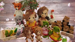 15-02-2025 Вязовлог, игрушки связаные за неделю.