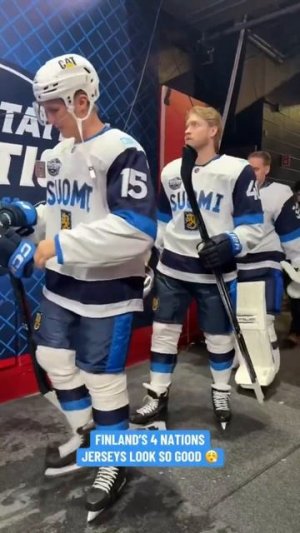 Closer Look At Finland’s 4 Nations Jerseys