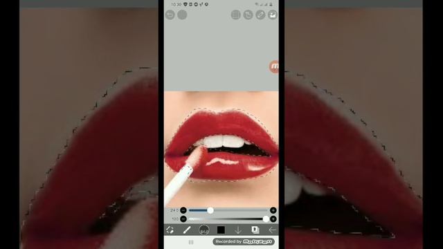 Как красиво разрисовать губы.Тутор.Ибис пеинт икс! смотреть онлайн