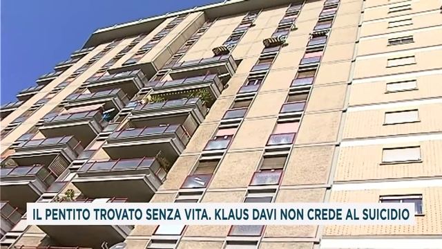 IL PENTITO TROVATO SENZA VITA KLAUS DAVI NON CREDE AL SUICIDIO смотреть онлайн