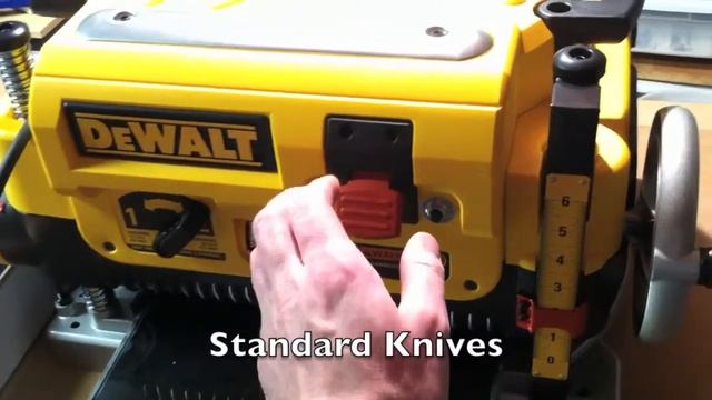 Dewalt DW735 Planer Head Comparison