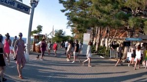 Пляж Высокий берег Анапа вечерний #пляжный #beach #анапа #пляж #море #dronpdl #август #отдых #отпуск