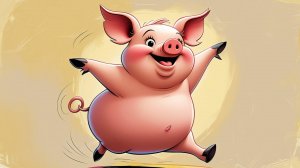 Детская песня |Песенки для детей |Песенка Веселый Поросенок| Веселая детская песенка про Поросенка