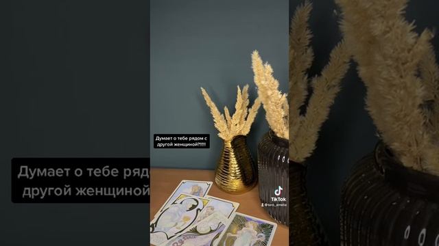 ДУМАЕТ О ТЕБЕ РЯДОМ С ДРУГОЙ ЖЕНЩИНОЙ?! #амелиягадание#таро