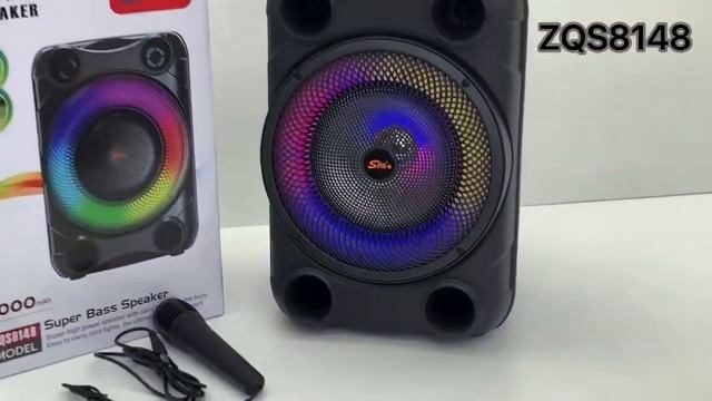 ZQS8148 portable wireless bluetooth speaker смотреть онлайн