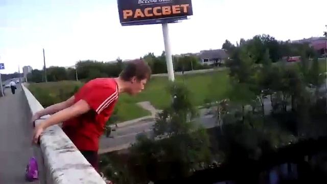 Прыжок с фанерского моста , Собака сошла с ума смотреть онлайн