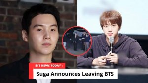 Плохие новости! Шуга объявляет об уходе из BTS! Джин отправляет смс, которое заставляет арми реветь