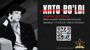 ABROR DO'STOV - XATO BO'LDI