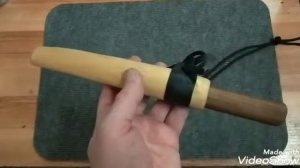 Эвенкийский нож из 95х18 с деревянными ножнами