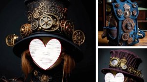 Аксессуары в стиле "СТИМПАНК" ("Steampunk") от нейросети. ПОДБОРКА №1. Вязание.
