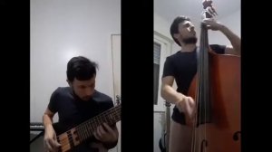 INVENTION 4 (D minor) - J.S. BACH - BASS DUET by Caião Maurente